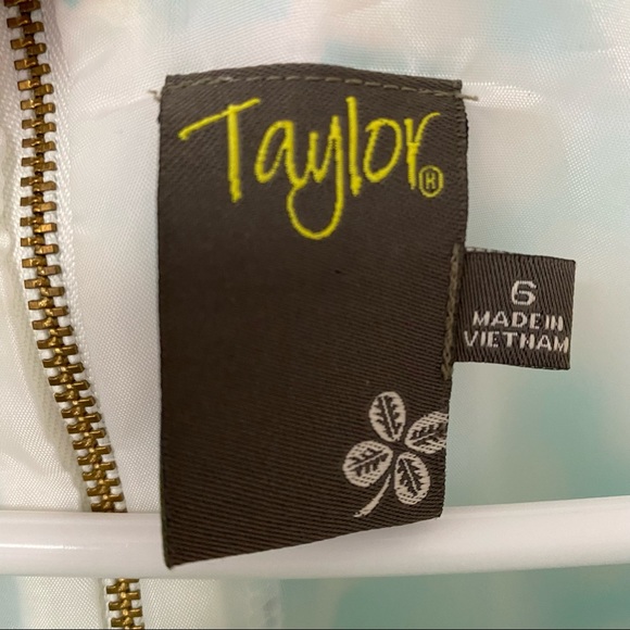 JUST TAYLOR CHEVRON PLEATED FIT & FLARE DRESS - Picture 8 of 9